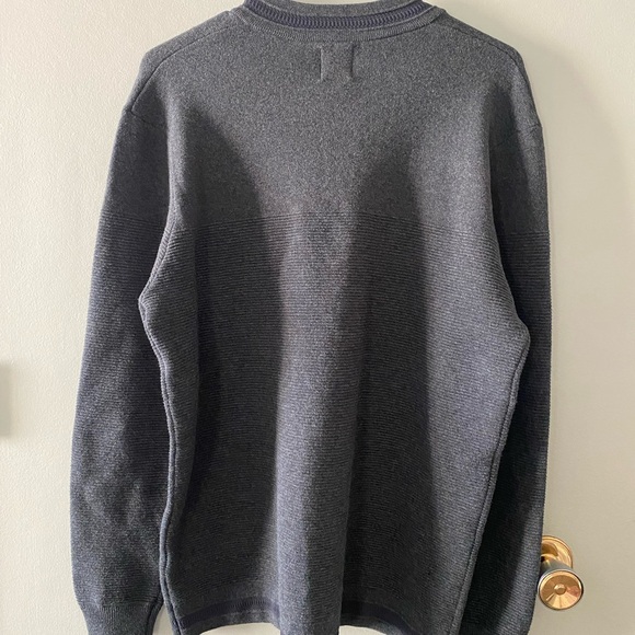 Dark grey Zara Zip-Up jumper vinted - Picture 3 of 4